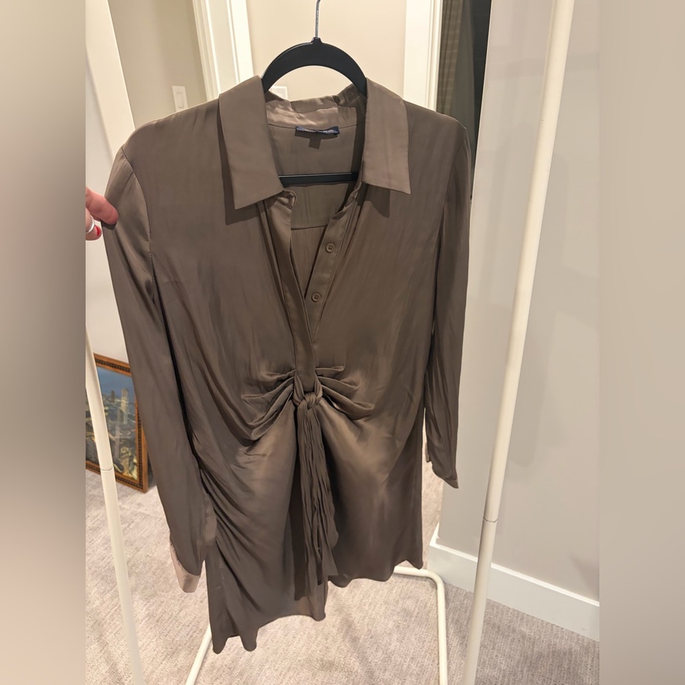 Skies Are Blue Taupe Blouse
